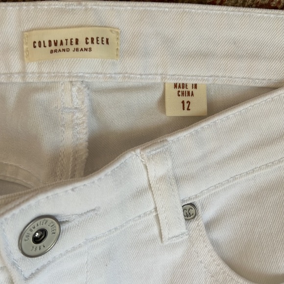 Coldwater Creek k size 12 white pants - Picture 3 of 3
